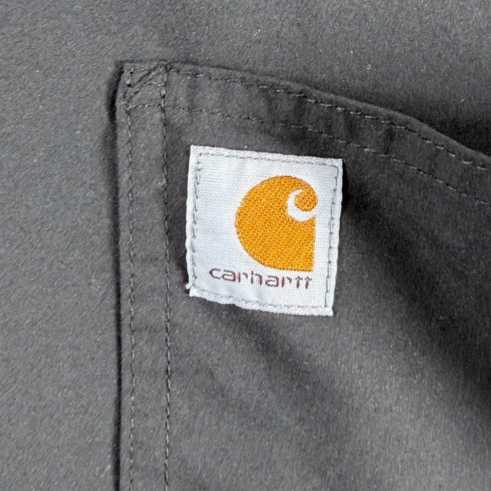 Carhartt Force Essentials V-Neck 6-Pocket Scrub Top Unisex S Black‎ Modern Fit